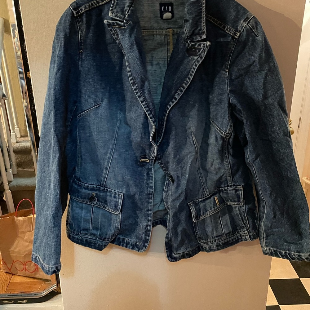 Vintage 90s GAP Blue Denim Classic Jacket